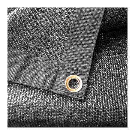 Xtarps Corporation. Xtarps, MN-MS90-B0616, 90% Shade Cloth, Shade Tarp, 6'W x 16'L, Black MN-MS90-B0616